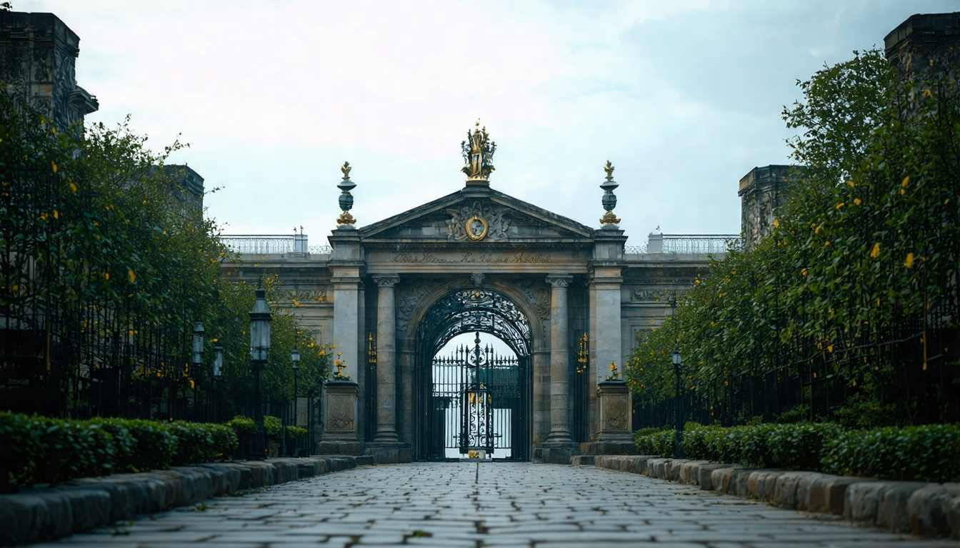 Die architektonischen Merkmale von Handels Torweg